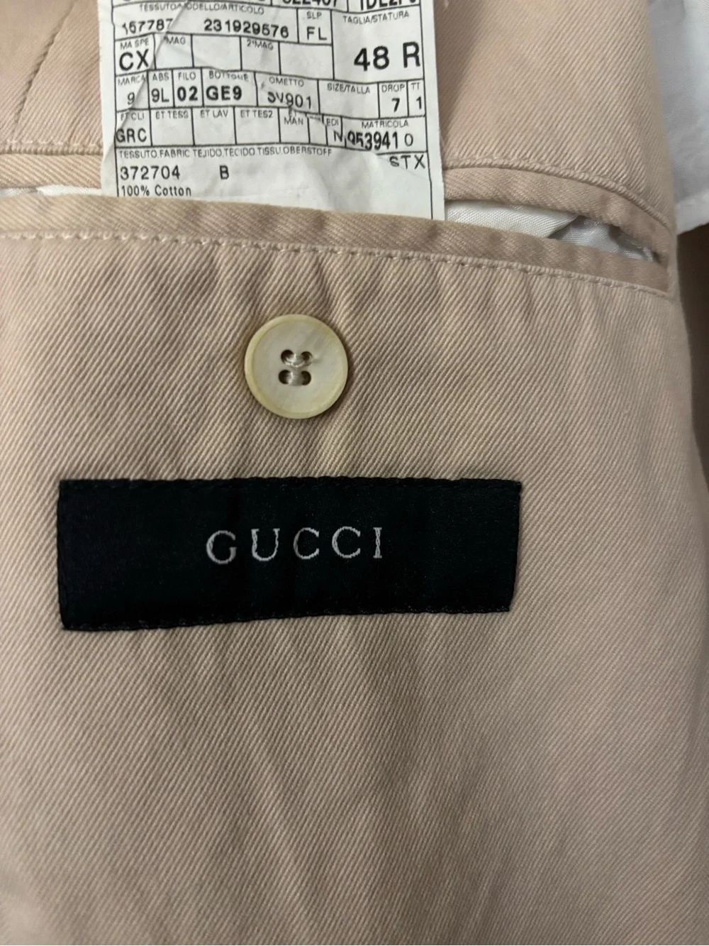 Gucci single breasted